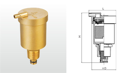大理黃銅自動排氣閥(過濾型)